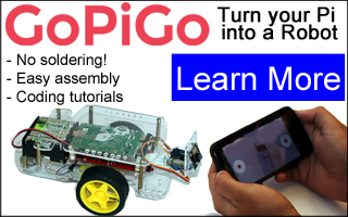 GoPiGo - the affordable Raspberry Pi robotics platform